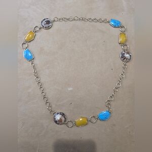 Kate Spade Metal Gold Tone Necklace, Costume Jewelery, Preowned, Multicolor